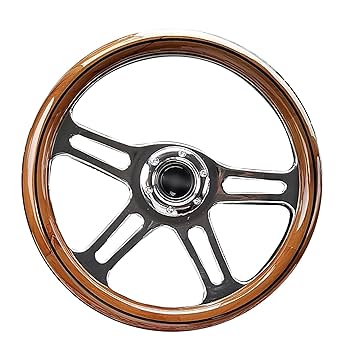 14インチ 350mmステアリング Amazon | レトロな車のステアリングホイール、普遍的な350mm 14